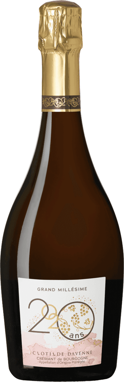 Flaska med Clotilde Davenne Grand Millésime Cremant de Bourgogne