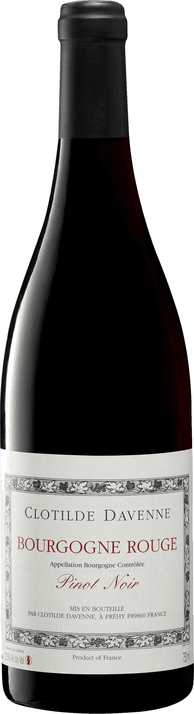 Flaska med Bourgogne Rouge